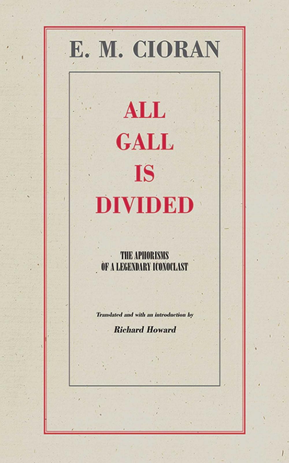 Big bigCover of All Gall Is Divided