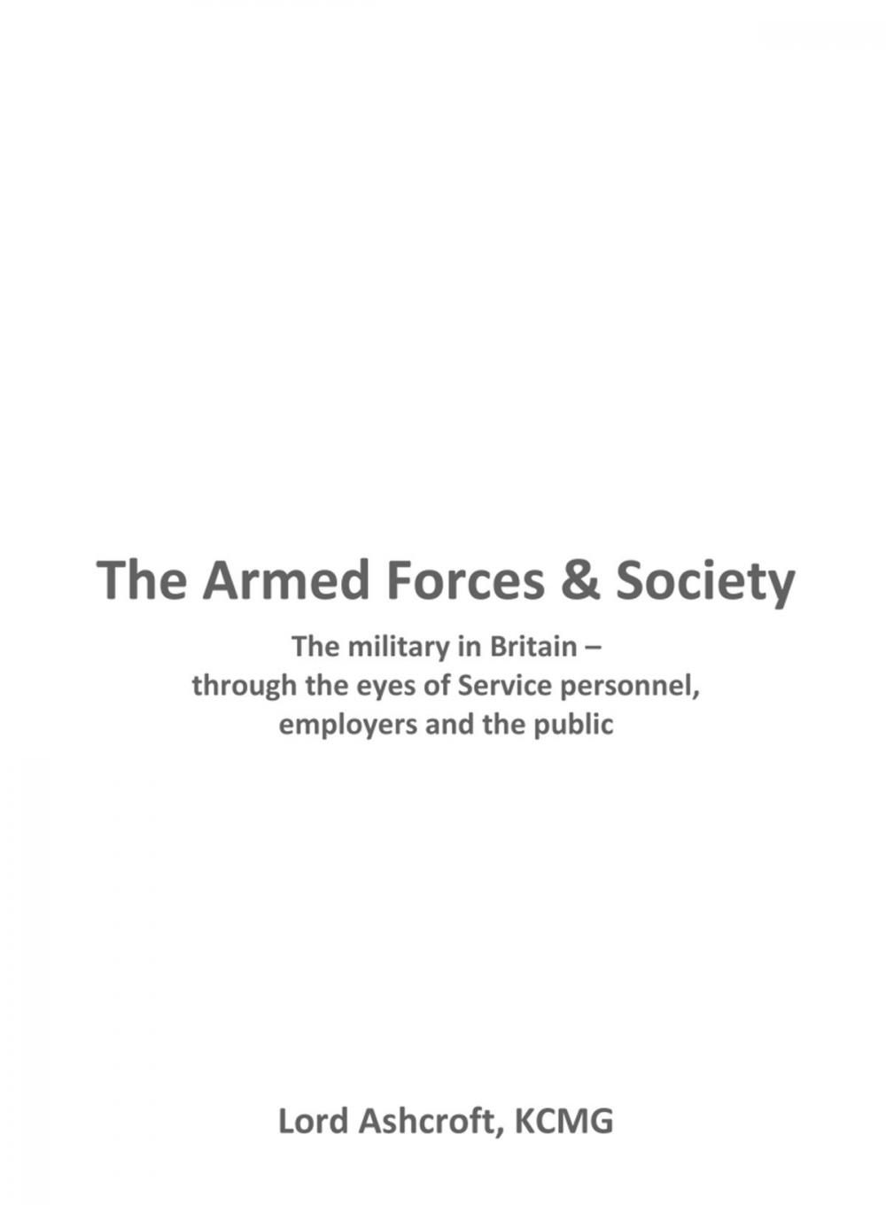 Big bigCover of The Armed Forces and Society