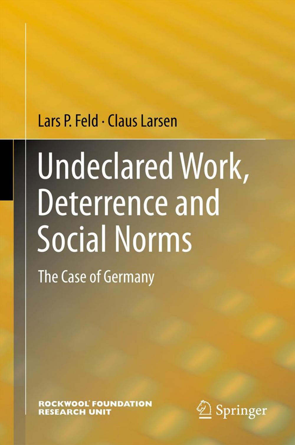 Big bigCover of Undeclared Work, Deterrence and Social Norms