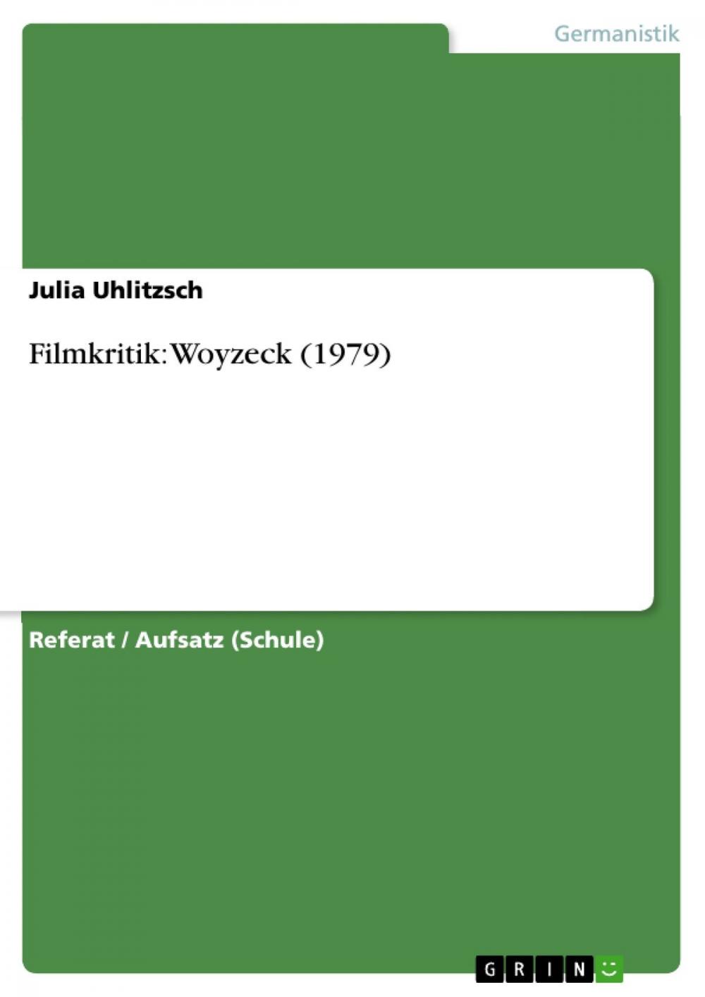 Big bigCover of Filmkritik: Woyzeck (1979)