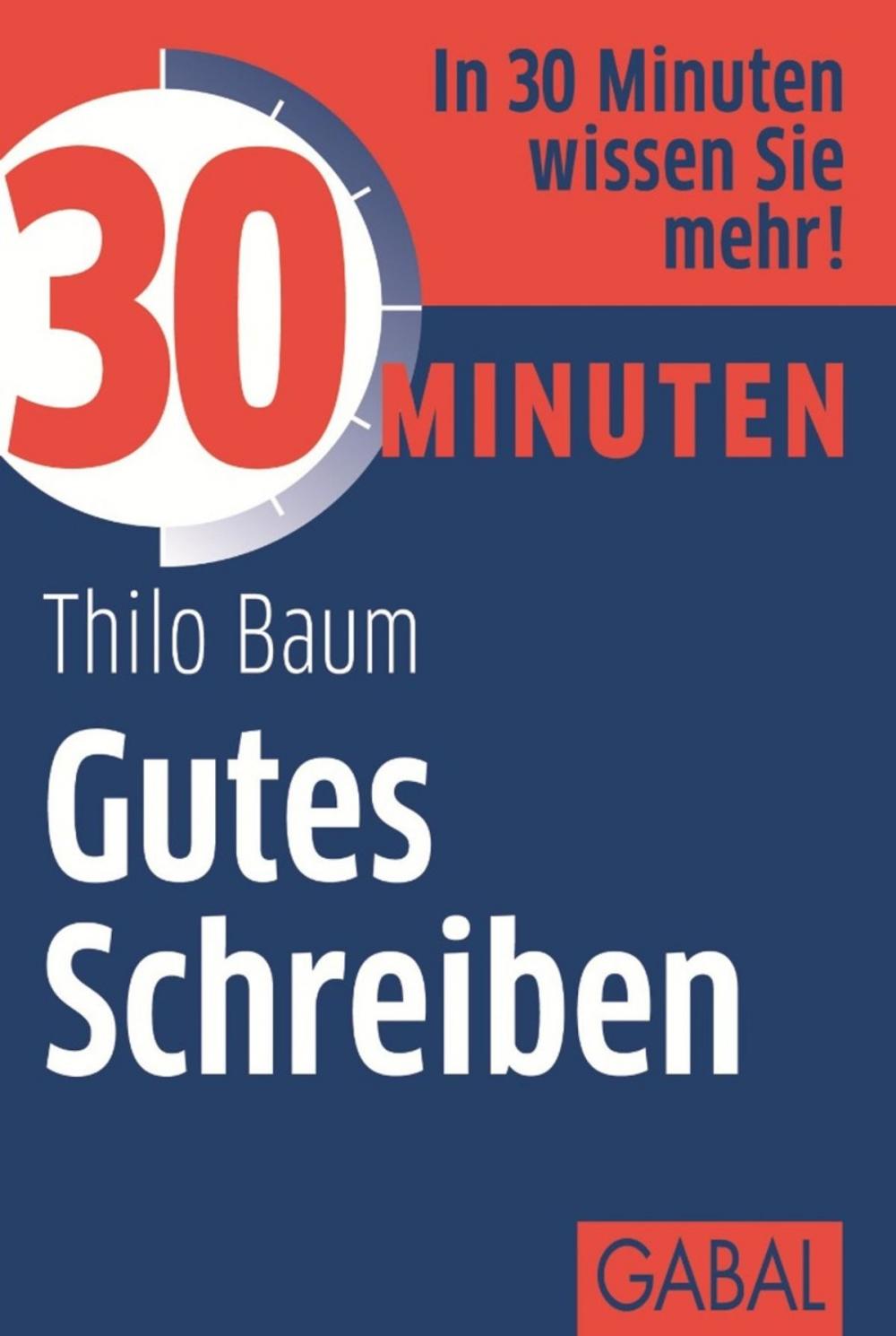 Big bigCover of 30 Minuten Gutes Schreiben