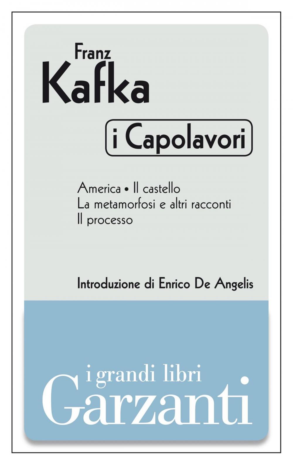 Big bigCover of I capolavori (America - Il castello - La metamorfosi e altri racconti - Il processo)