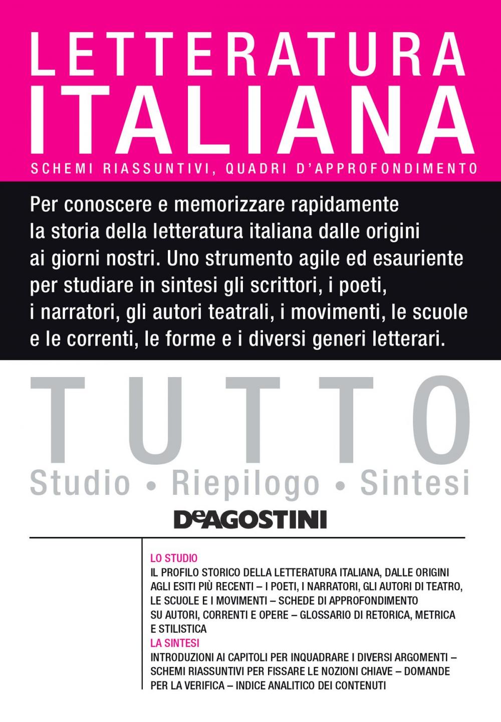 Big bigCover of TUTTO - Letteratura italiana