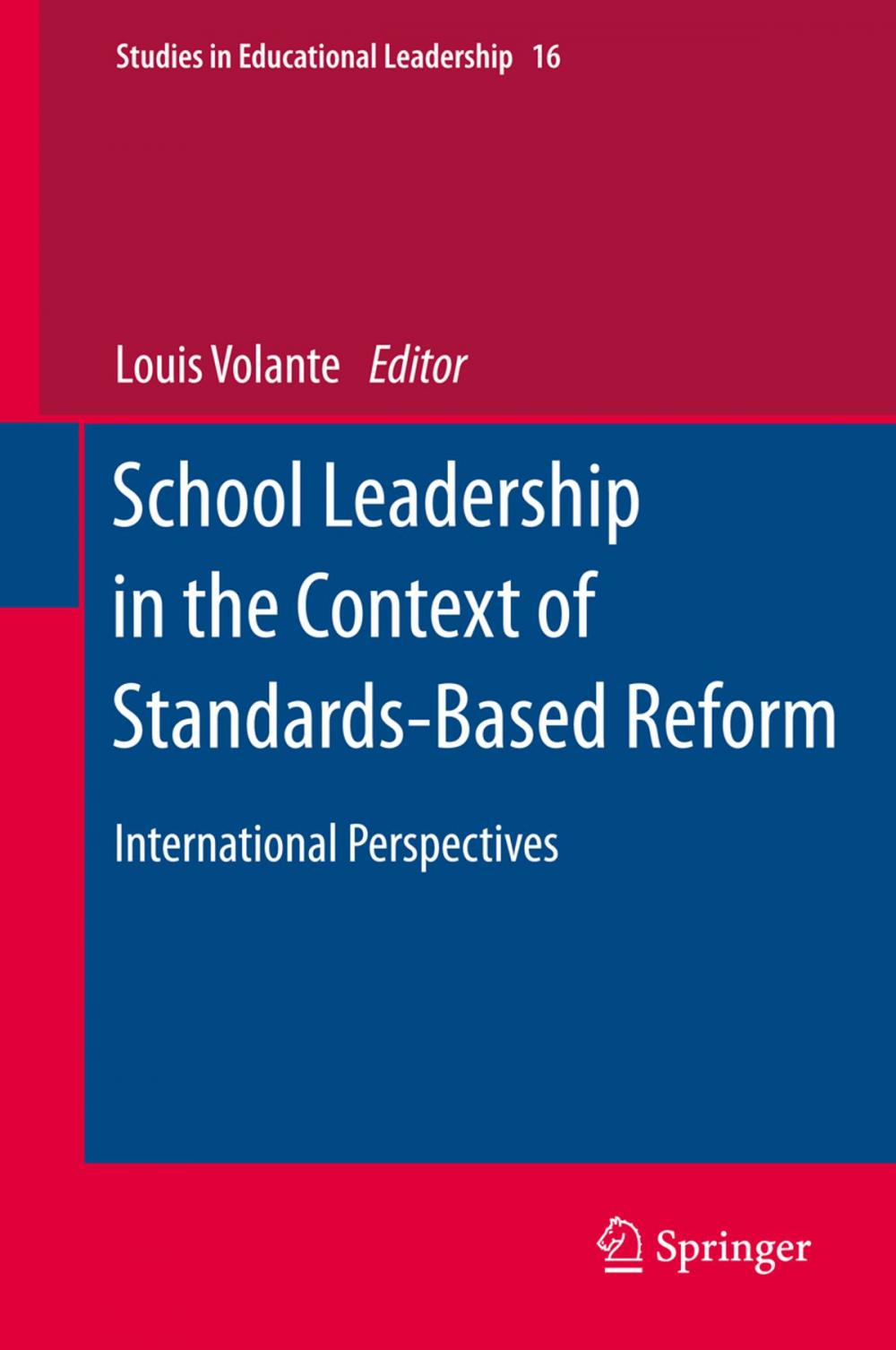 Big bigCover of School Leadership in the Context of Standards-Based Reform