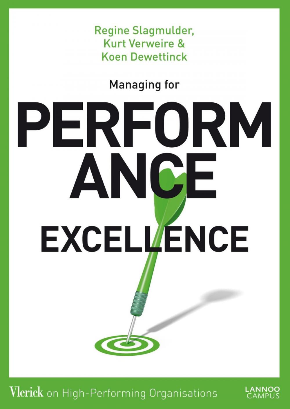 Big bigCover of Managing for performance excellence