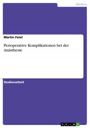 Cover of the book Perioperative Komplikationen bei der Anästhesie by Jan-Matthias Schultze