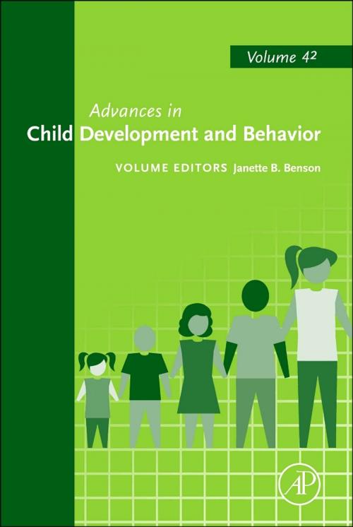 Cover of the book Advances in Child Development and Behavior by Janette B. Benson, Elsevier Science