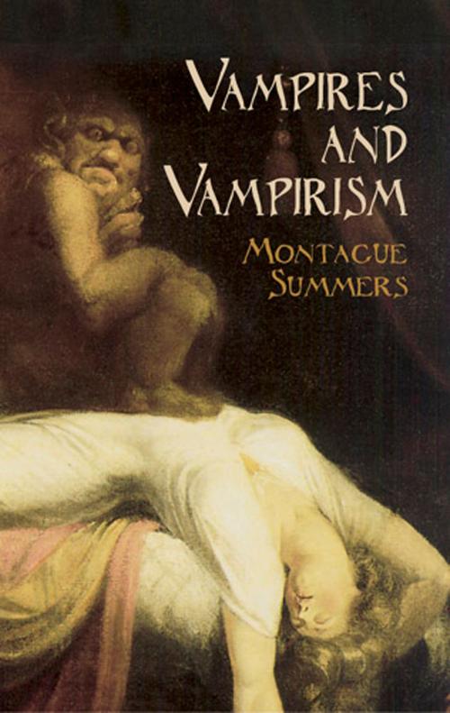 Cover of the book Vampires and Vampirism by Montague Summers, Dover Publications