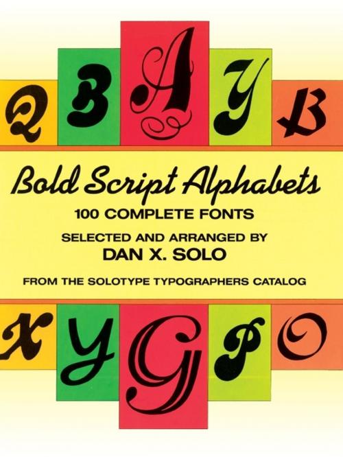 Cover of the book Bold Script Alphabets by , Dover Publications