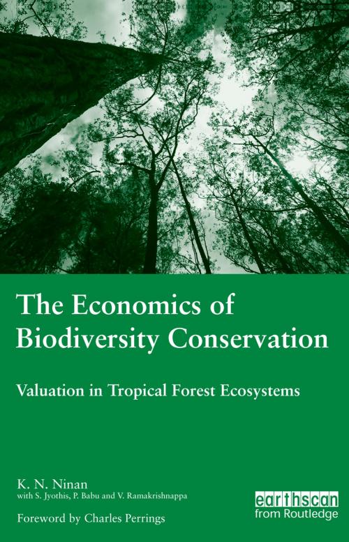 Cover of the book The Economics of Biodiversity Conservation by K.N Ninan, Taylor and Francis