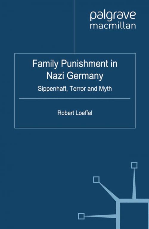 Cover of the book Family Punishment in Nazi Germany by R. Loeffel, Palgrave Macmillan UK