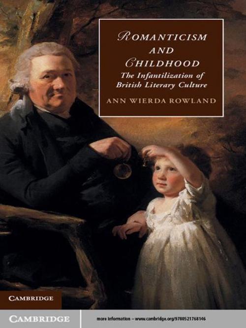 Cover of the book Romanticism and Childhood by Ann Wierda Rowland, Cambridge University Press