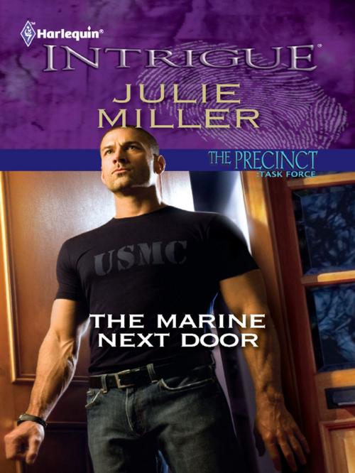 Cover of the book The Marine Next Door by Julie Miller, Harlequin