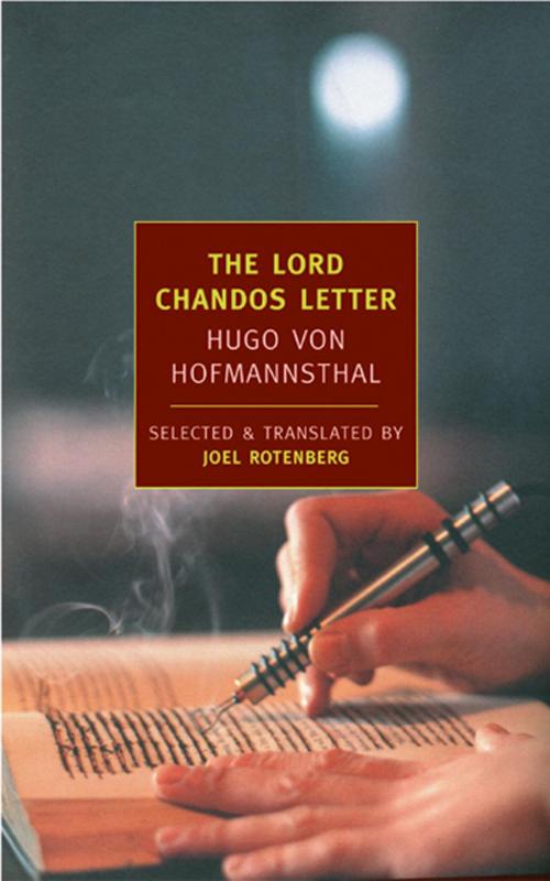 Cover of the book The Lord Chandos Letter by Hugo Von Hofmannsthal, New York Review Books