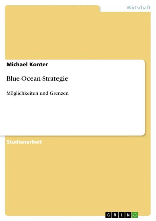 Cover of the book Blue-Ocean-Strategie by Michael Konter, GRIN Verlag