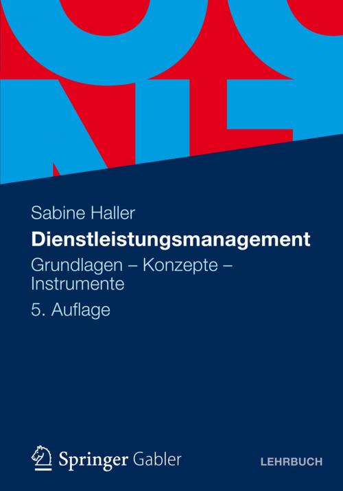 Cover of the book Dienstleistungsmanagement by Sabine Haller, Gabler Verlag
