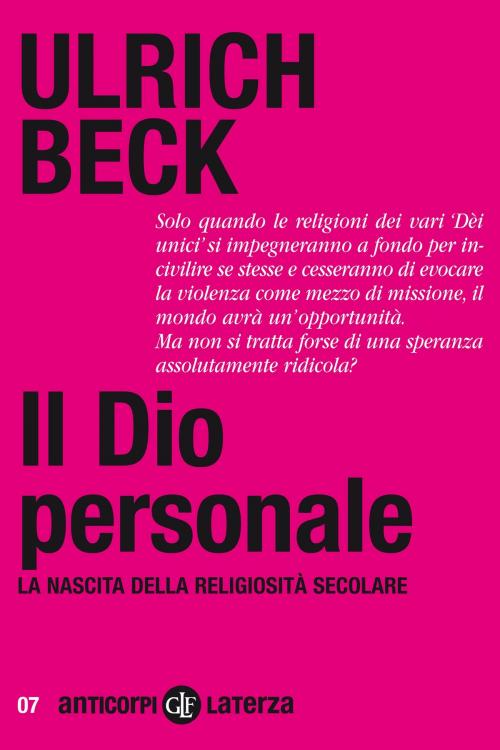 Cover of the book Il Dio personale by Ulrich Beck, Editori Laterza