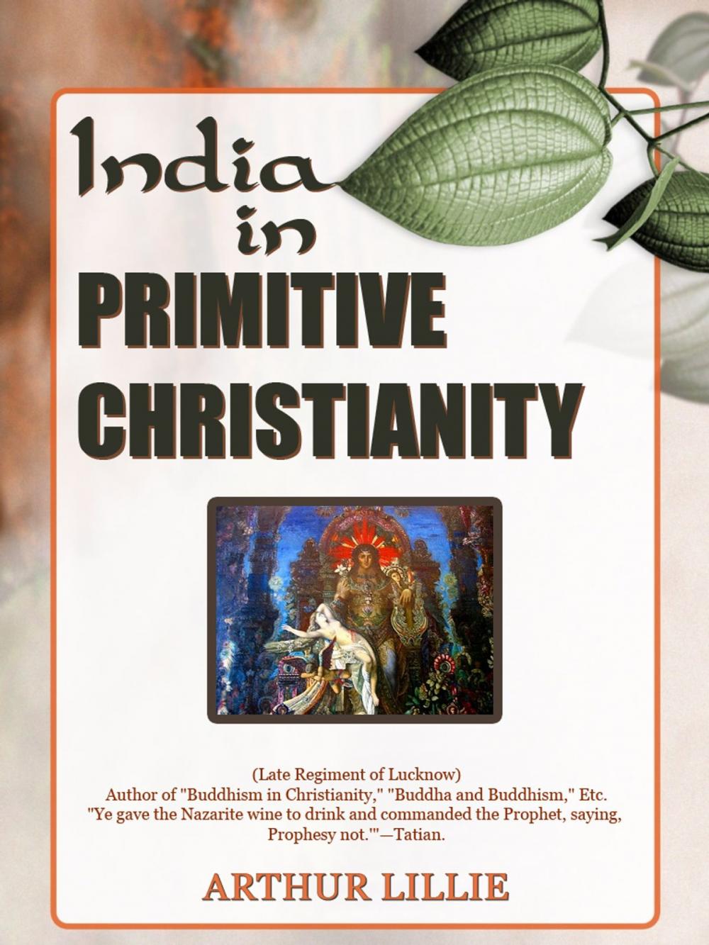 Big bigCover of India In Primitive Christianity