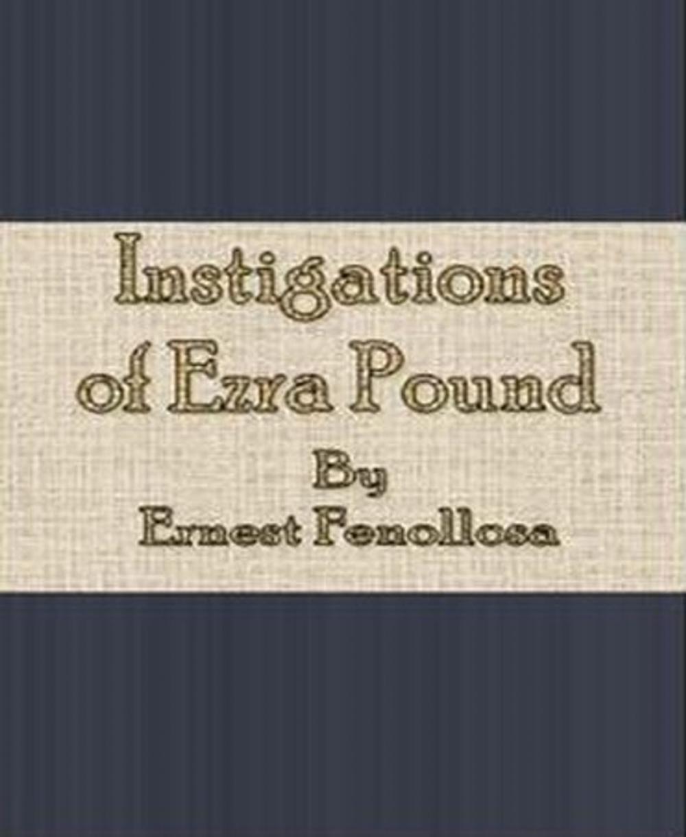 Big bigCover of Instigations of Ezra Pound