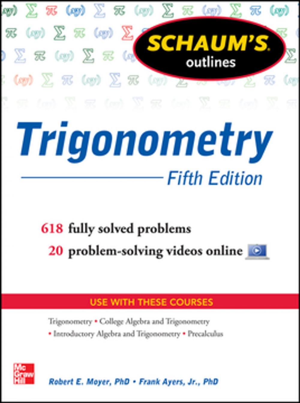 Big bigCover of Schaum's Outline of Trigonometry, 5th Edition