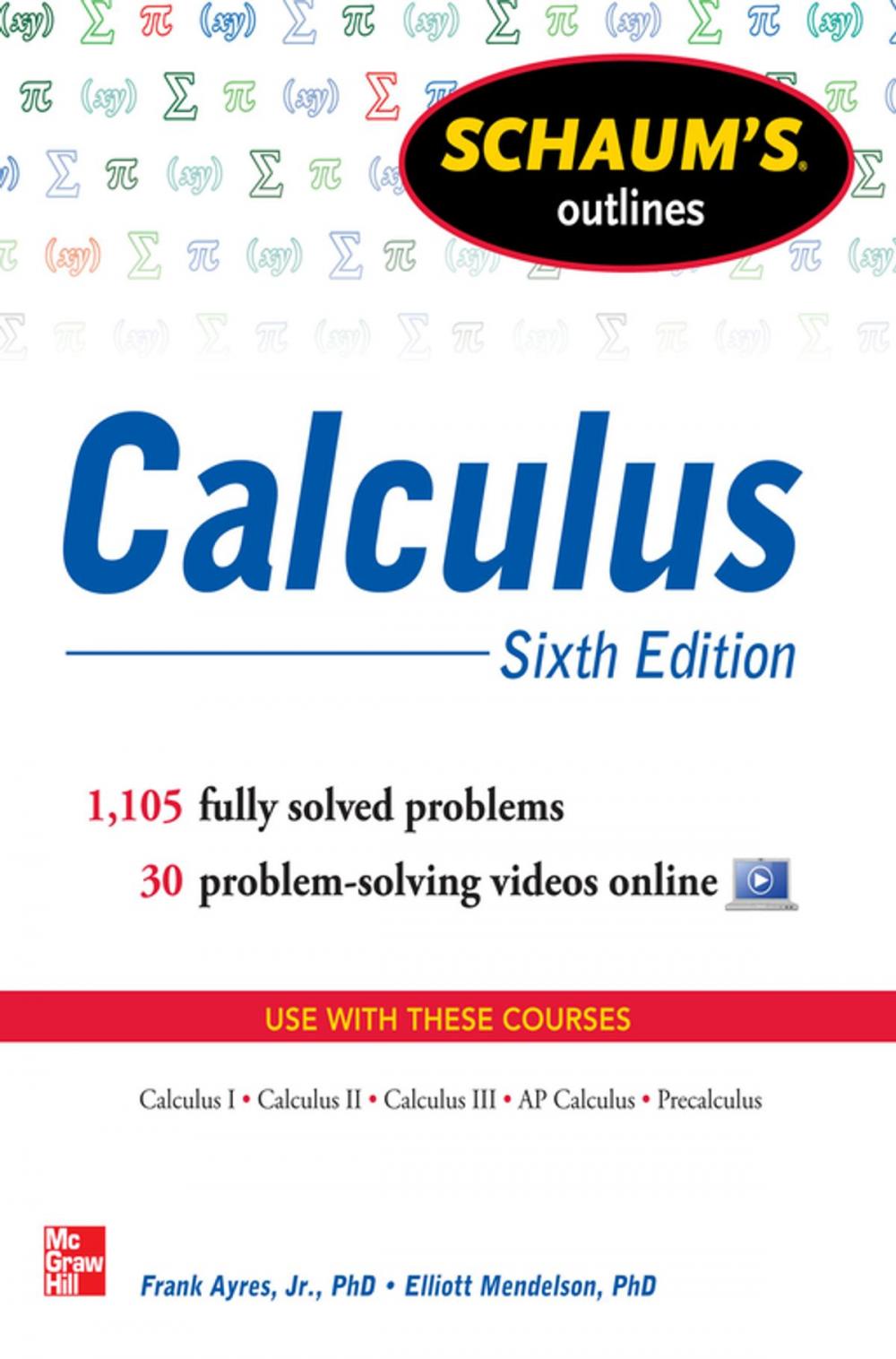 Big bigCover of Schaum's Outline of Calculus, 6th Edition