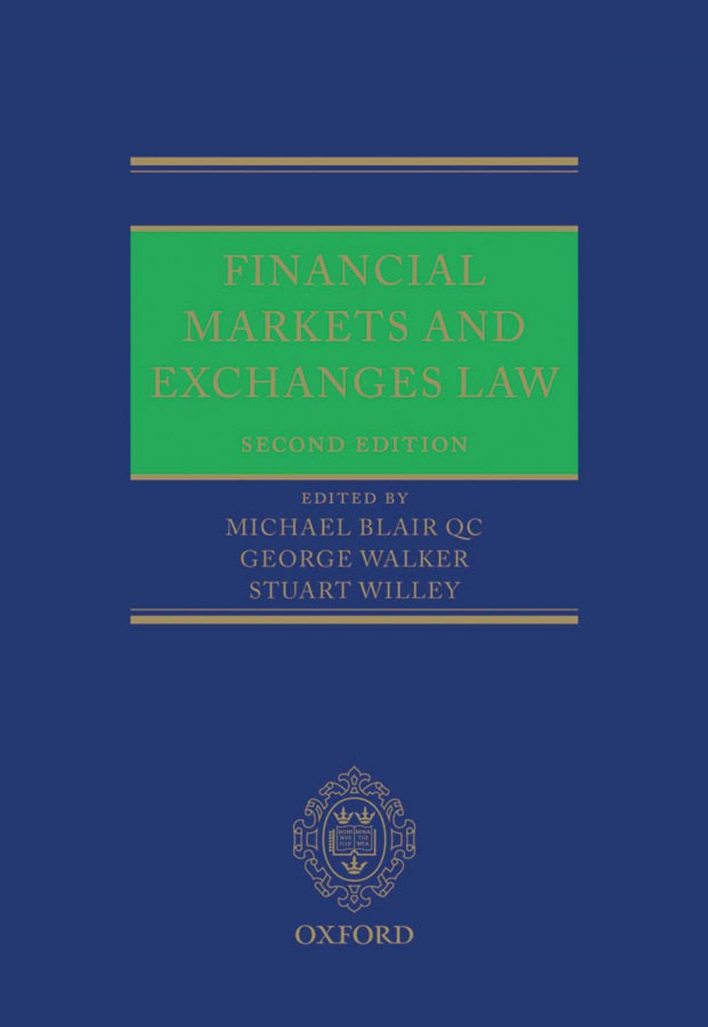 Big bigCover of Financial Markets and Exchanges Law