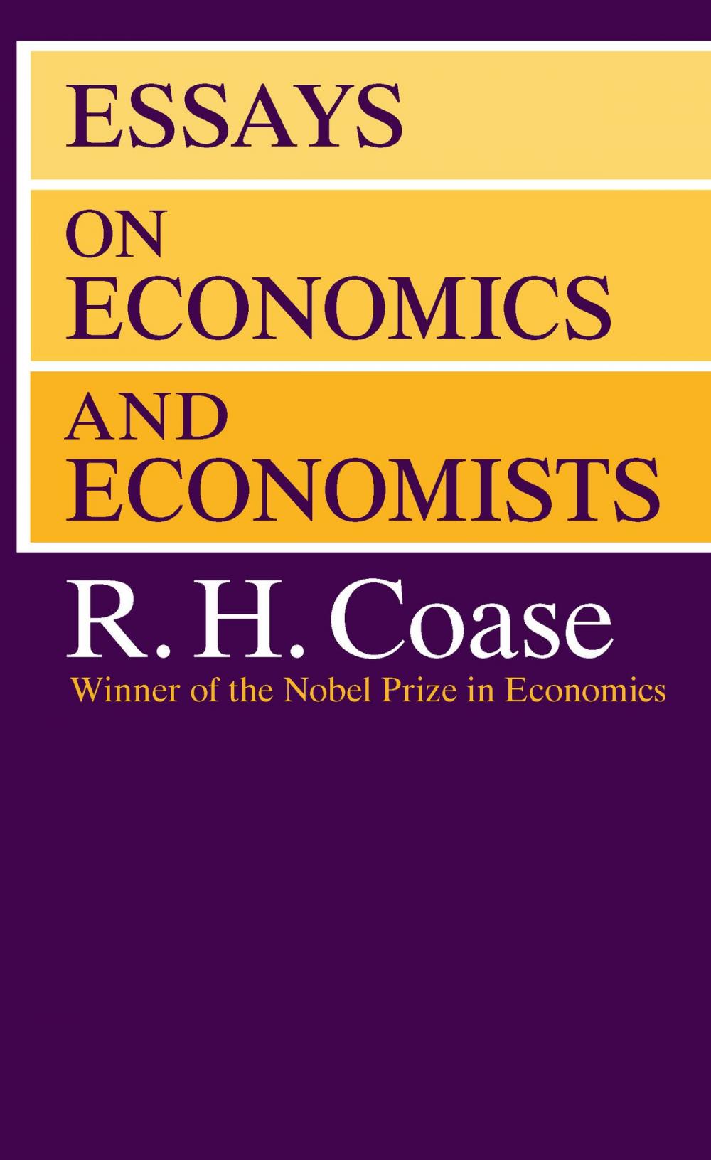 Big bigCover of Essays on Economics and Economists