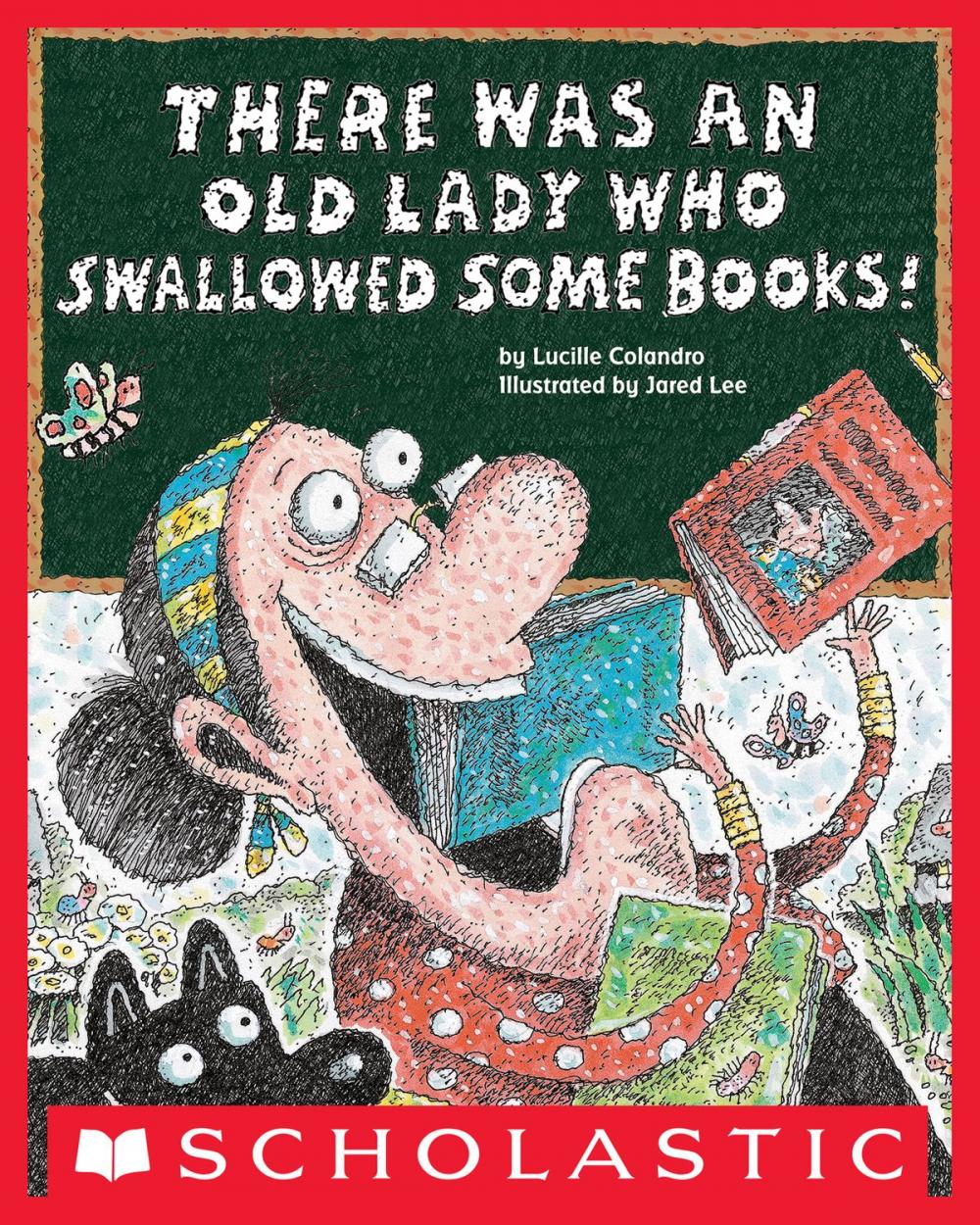 Big bigCover of There Was an Old Lady Who Swallowed Some Books!