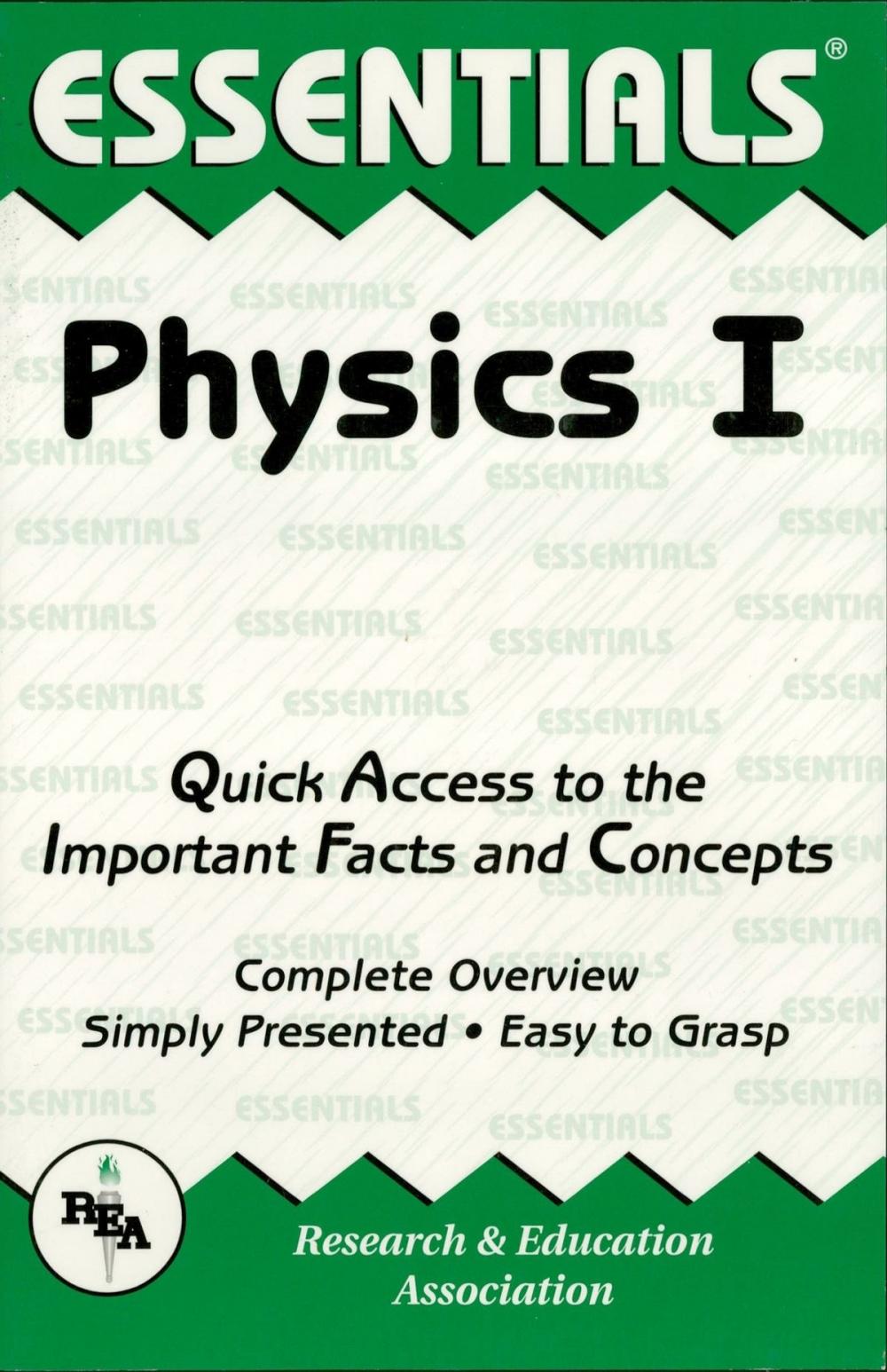 Big bigCover of Physics I Essentials