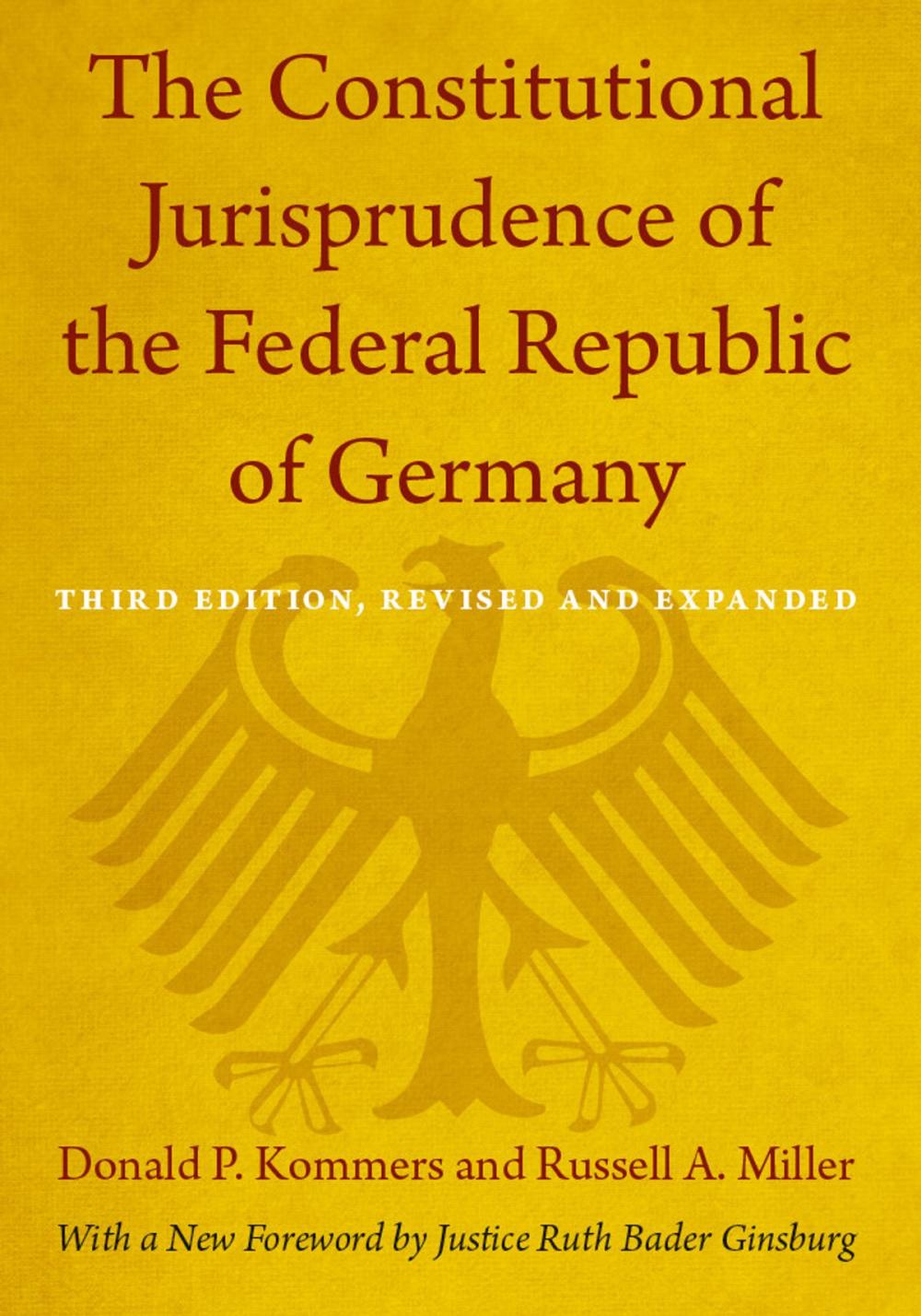 Big bigCover of The Constitutional Jurisprudence of the Federal Republic of Germany