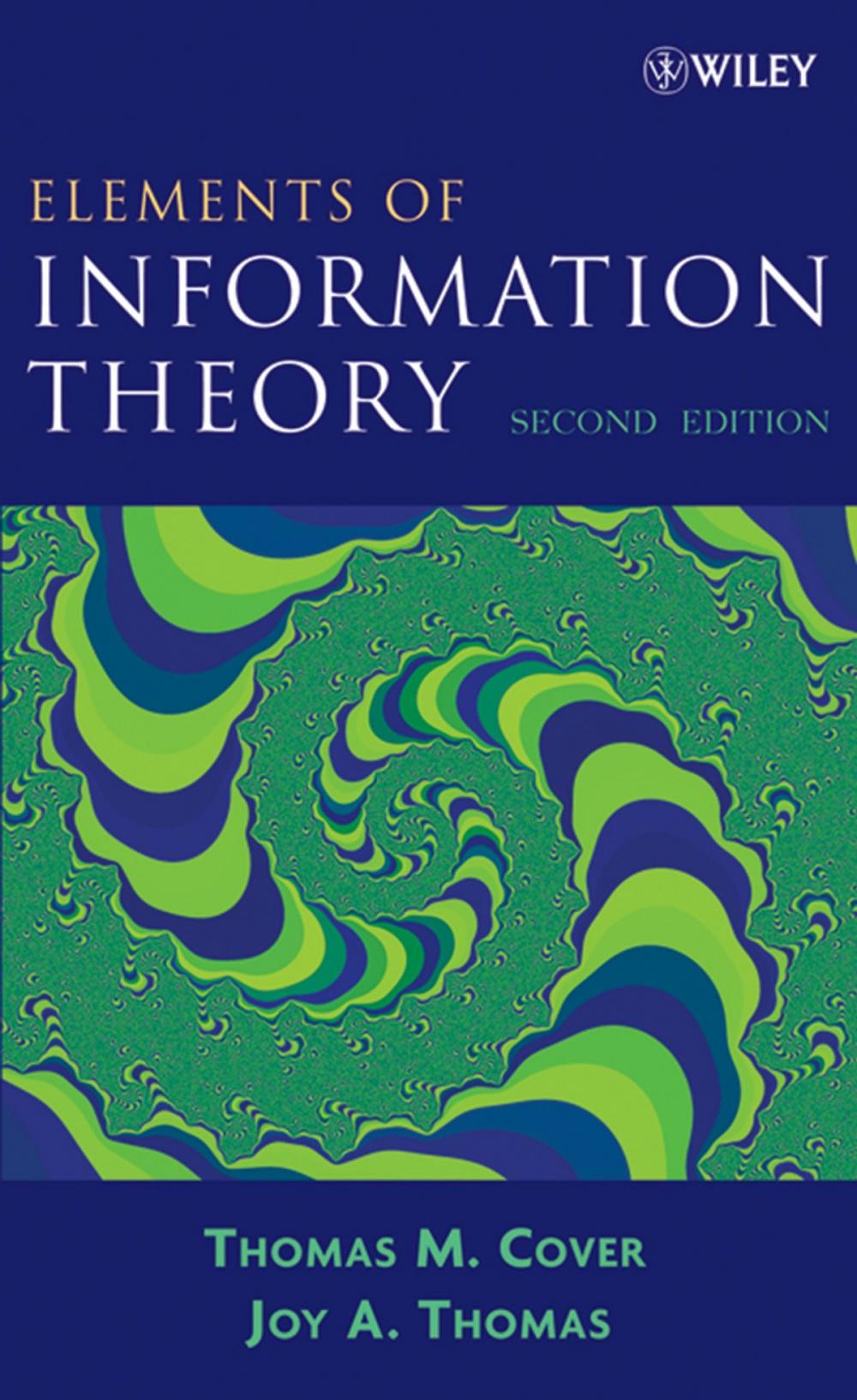 Big bigCover of Elements of Information Theory