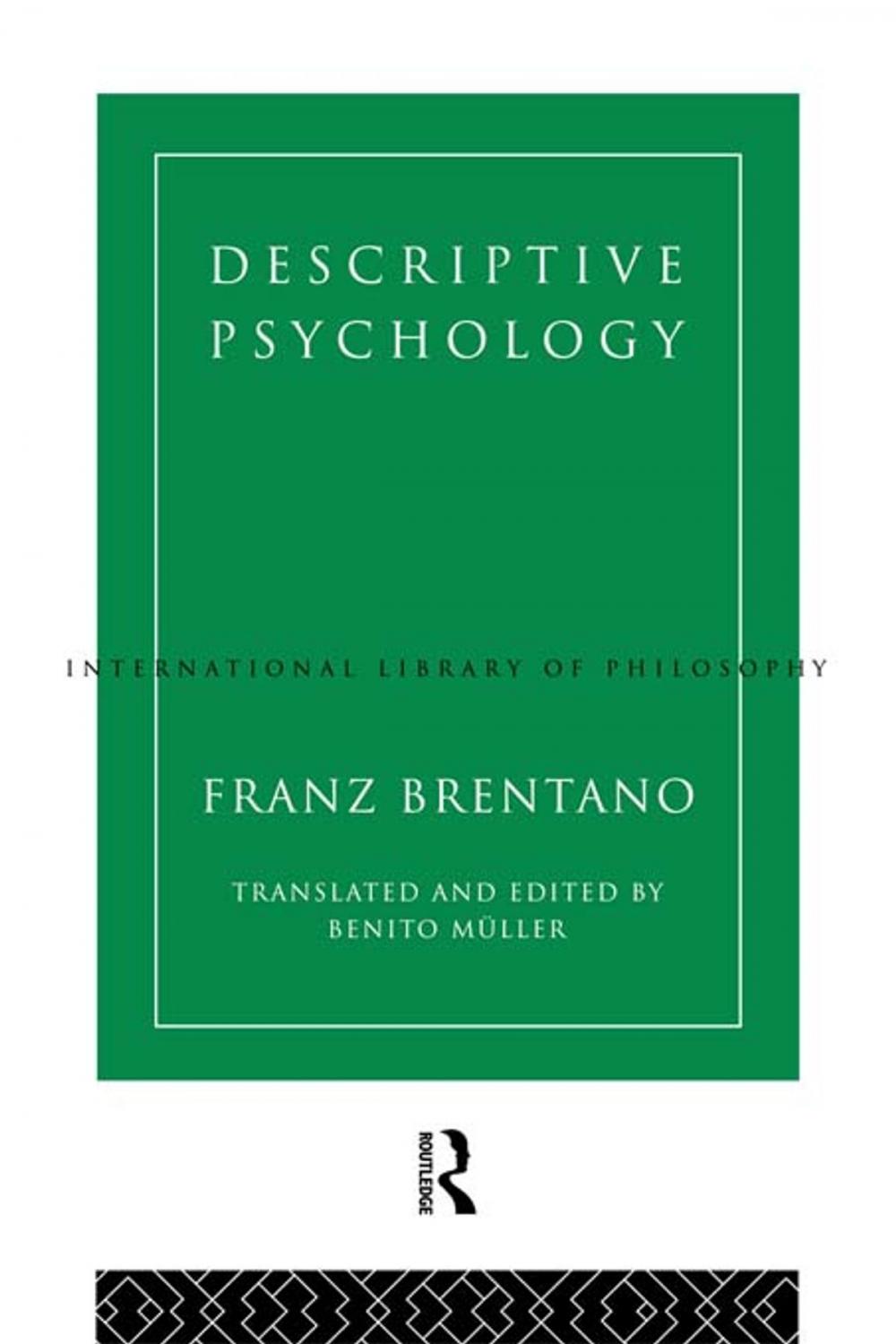 Big bigCover of Descriptive Psychology