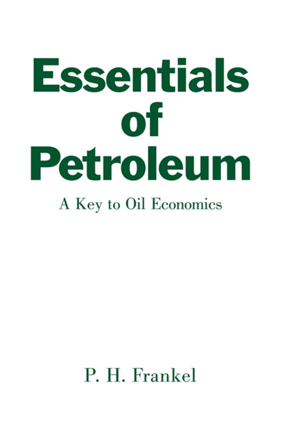 Big bigCover of Essentials of Petroleum