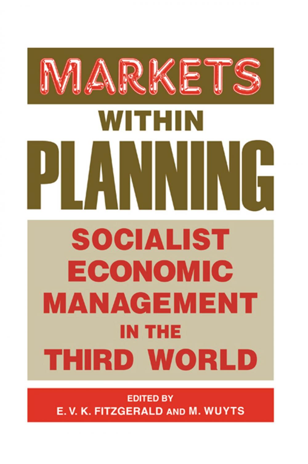 Big bigCover of Markets within Planning