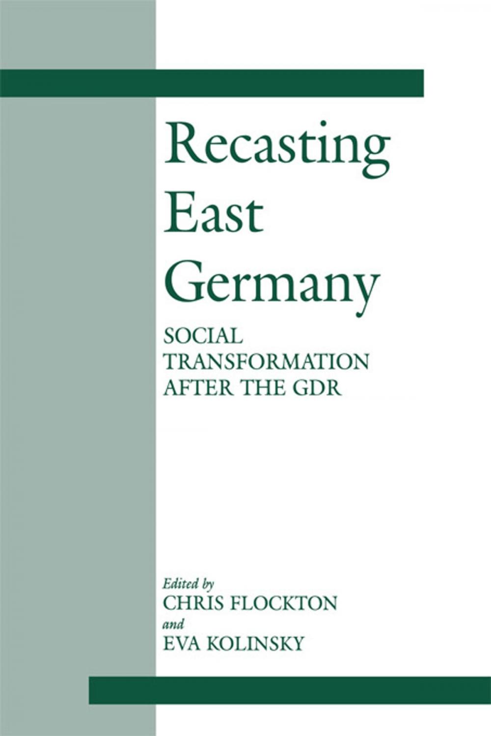 Big bigCover of Recasting East Germany