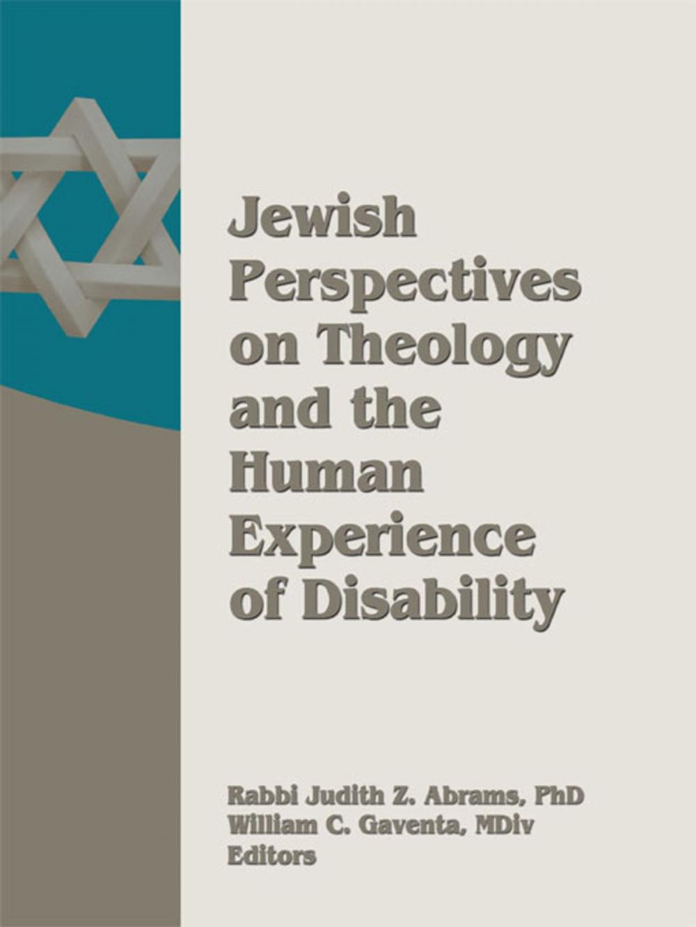 Big bigCover of Jewish Perspectives on Theology and the Human Experience of Disability