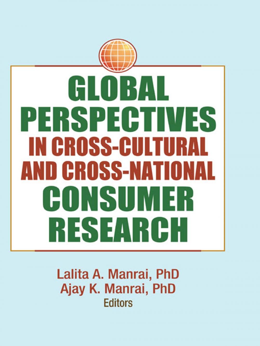 Big bigCover of Global Perspectives in Cross-Cultural and Cross-National Consumer Research