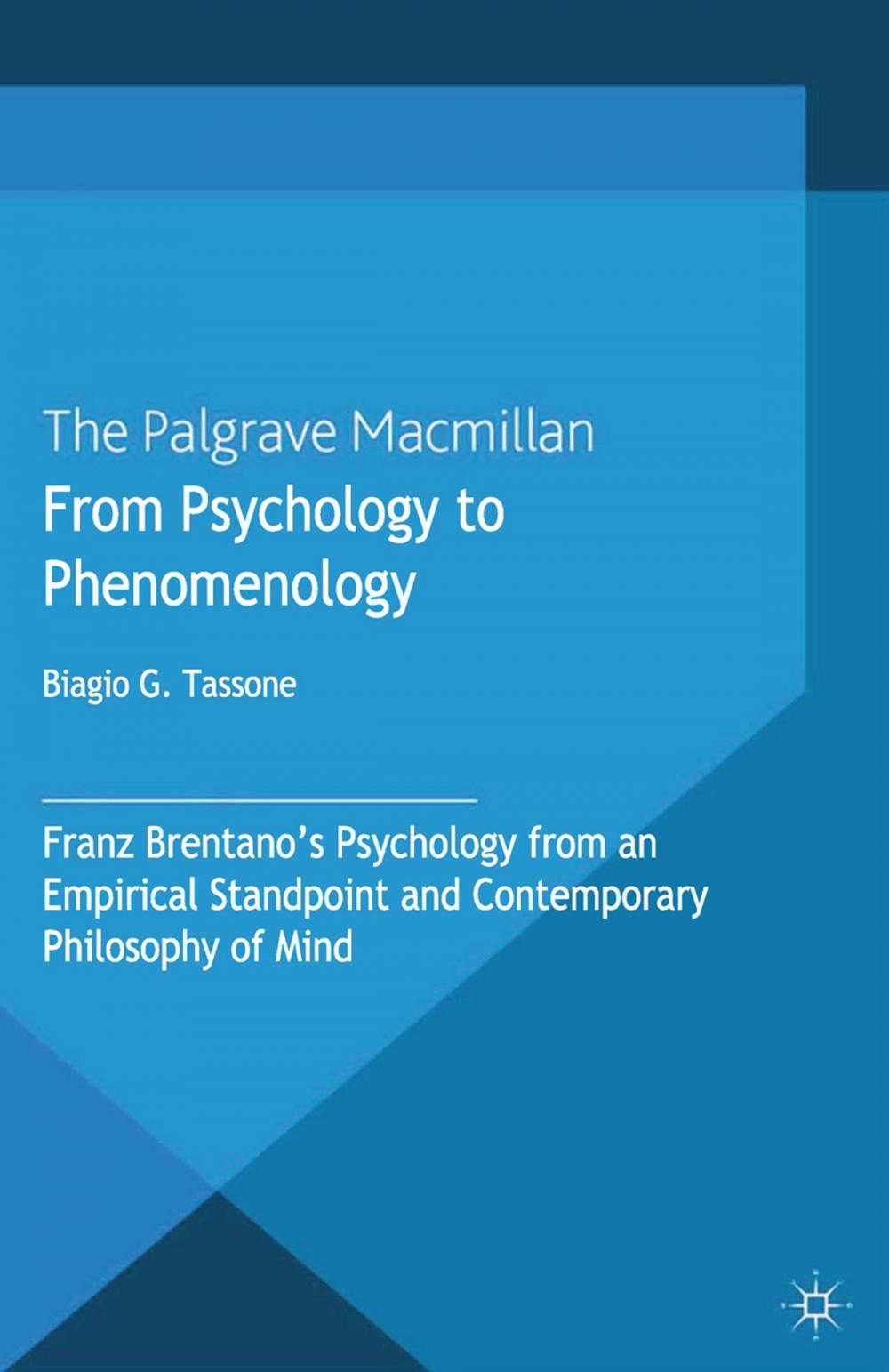 Big bigCover of From Psychology to Phenomenology