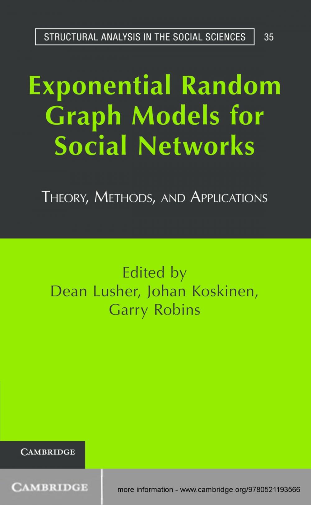 Big bigCover of Exponential Random Graph Models for Social Networks