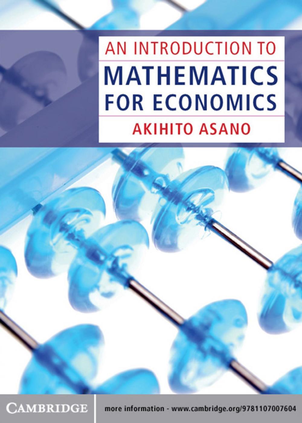 Big bigCover of An Introduction to Mathematics for Economics