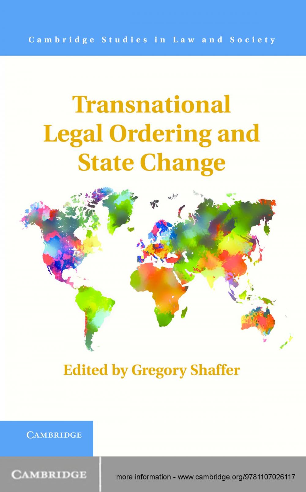 Big bigCover of Transnational Legal Ordering and State Change