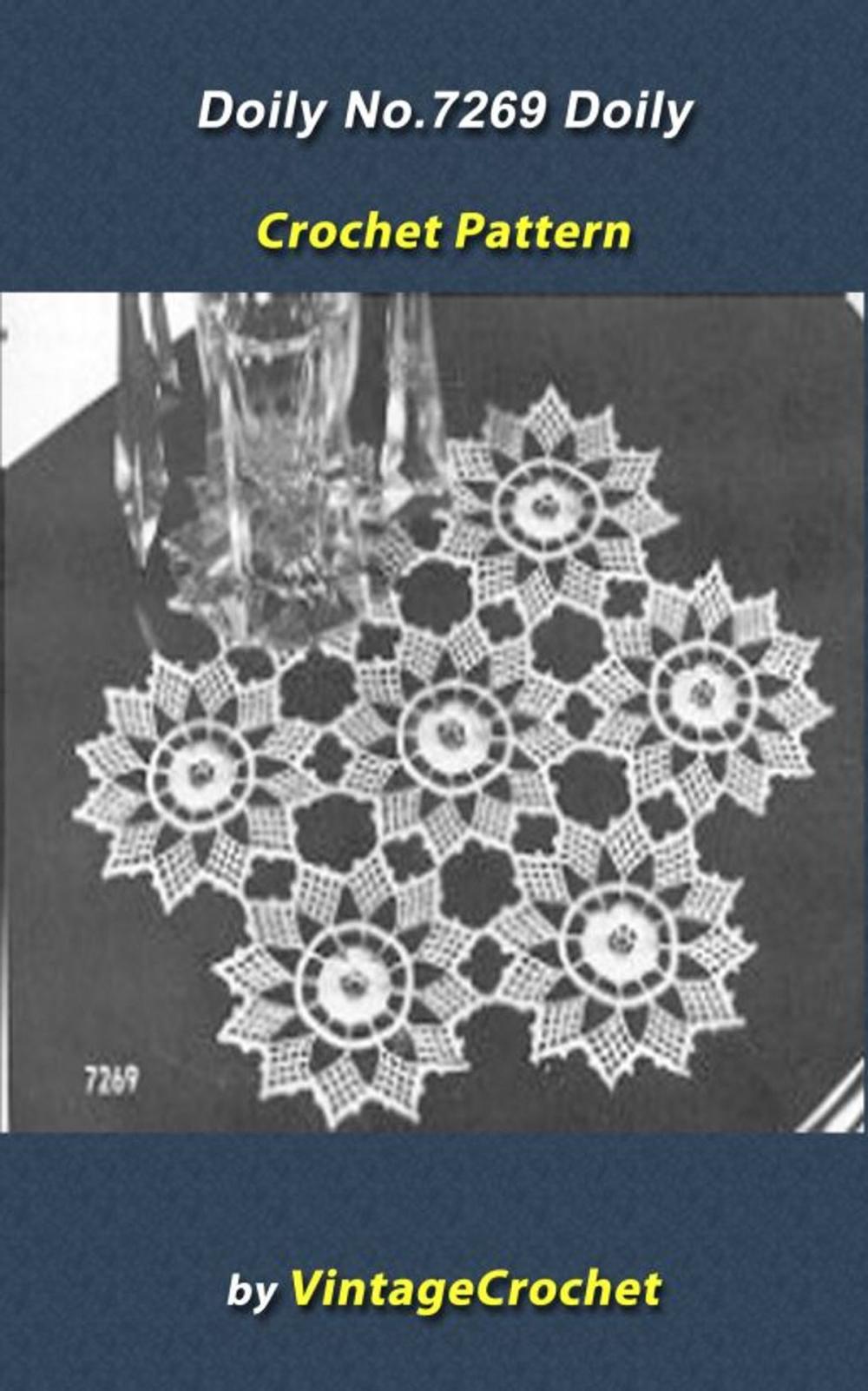 Big bigCover of Doily No.7269 Vintage Crochet Pattern eBook