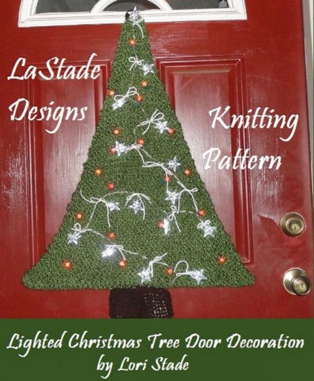 Big bigCover of Lighted Christmas Tree Door Decoration Knitting Pattern