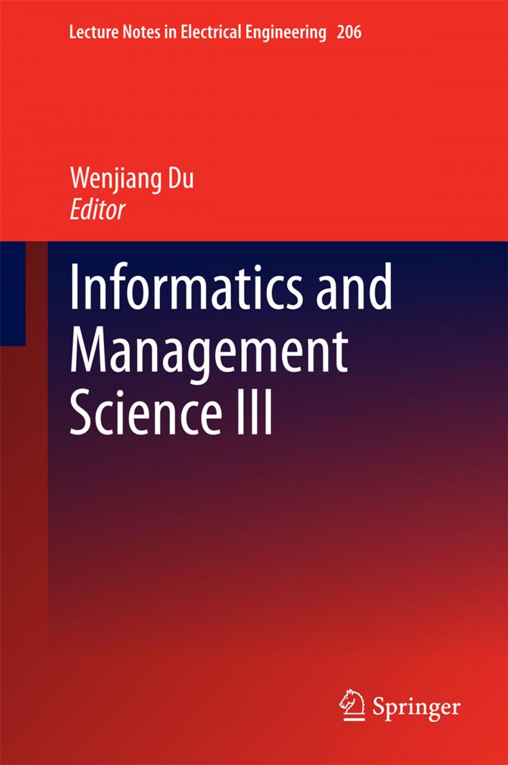 Big bigCover of Informatics and Management Science III