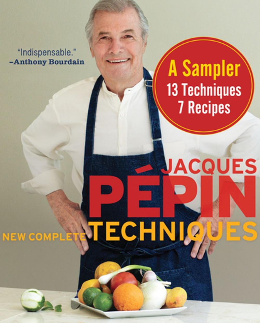 Big bigCover of Jacques Pépin New Complete Techniques Sampler