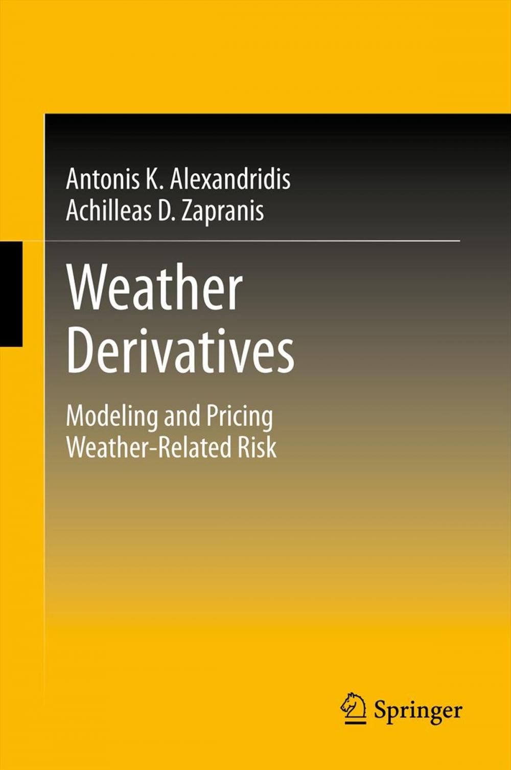 Big bigCover of Weather Derivatives