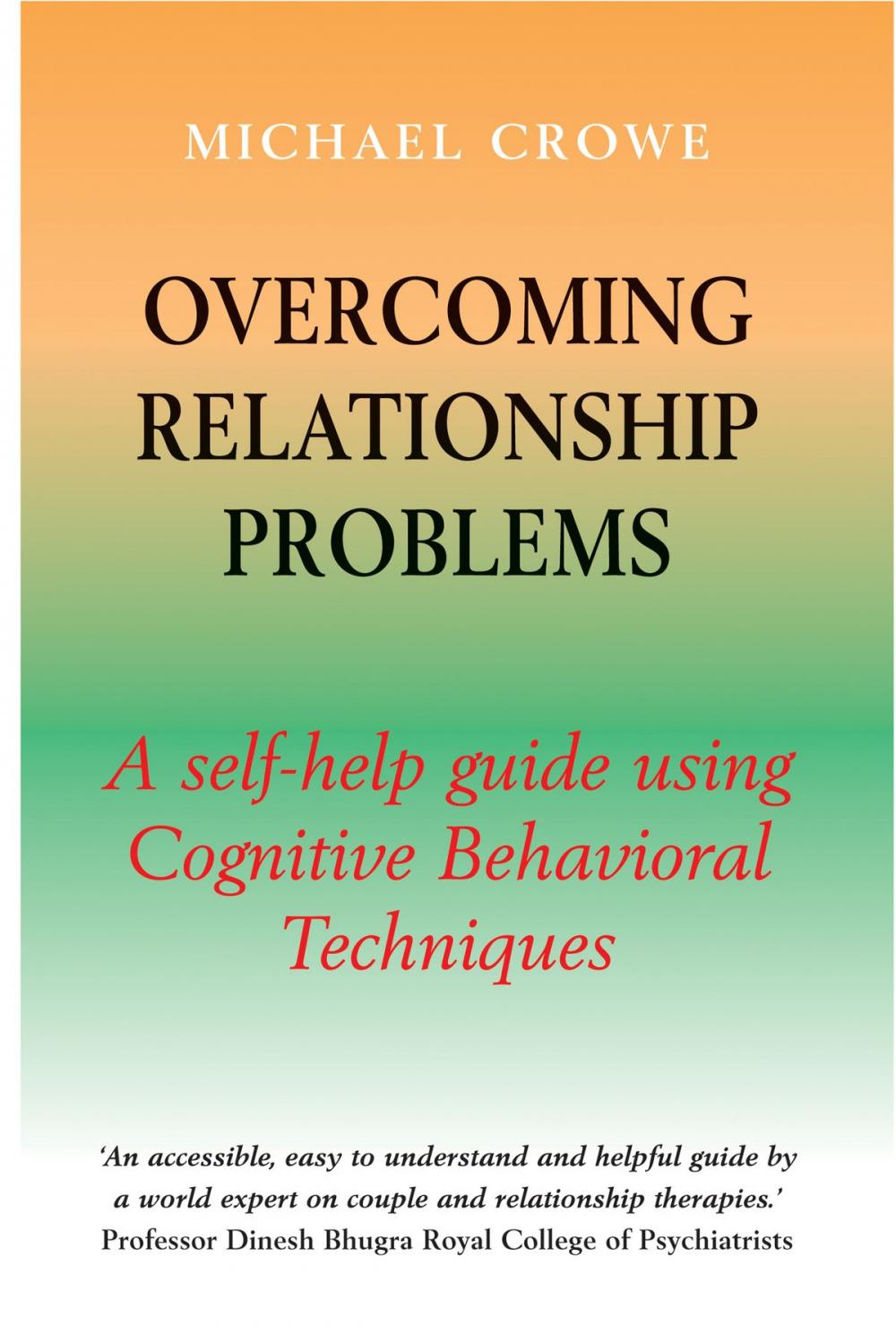 Big bigCover of Overcoming Relationship Problems