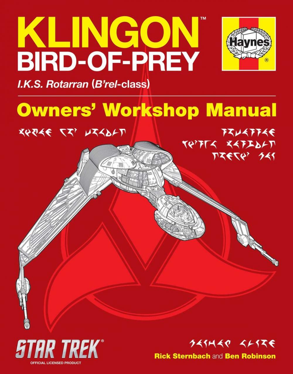 Big bigCover of Klingon Bird-of-Prey Haynes Manual