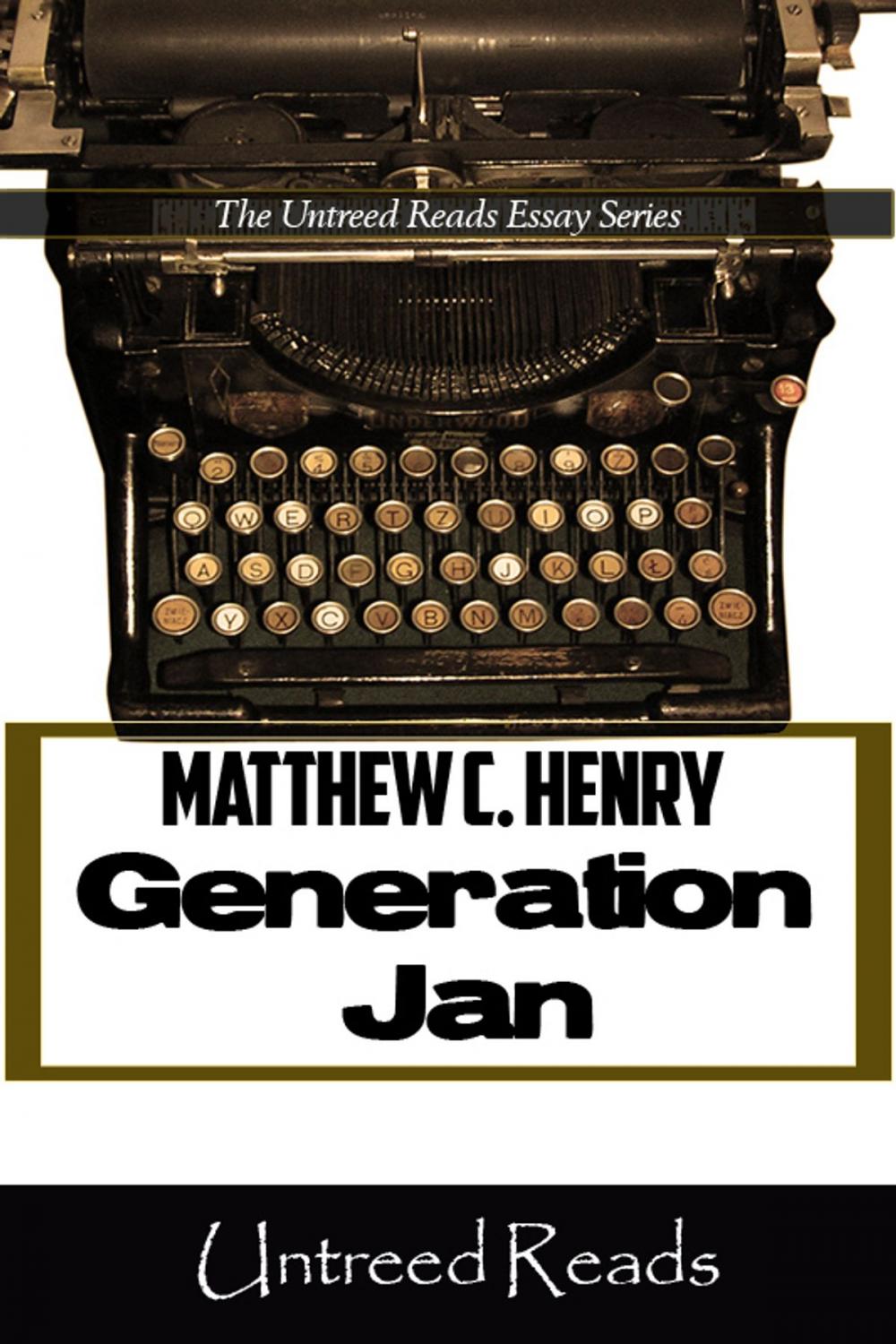 Big bigCover of Generation Jan