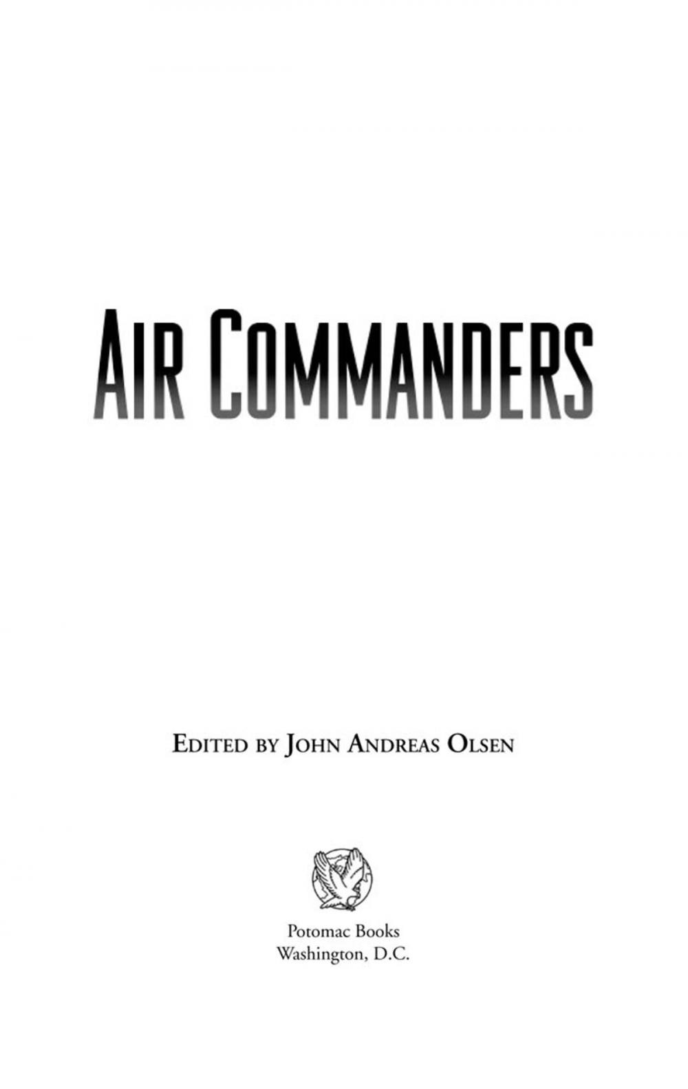 Big bigCover of Air Commanders